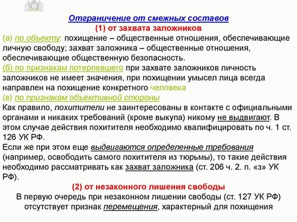 Особенности квалификации