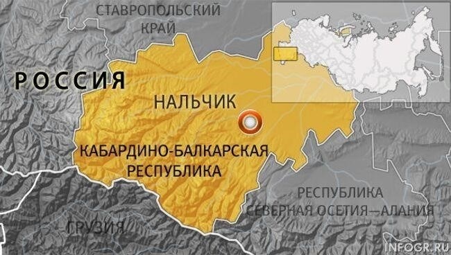 Пострадавшие районы Кабардино-Балкарского региона