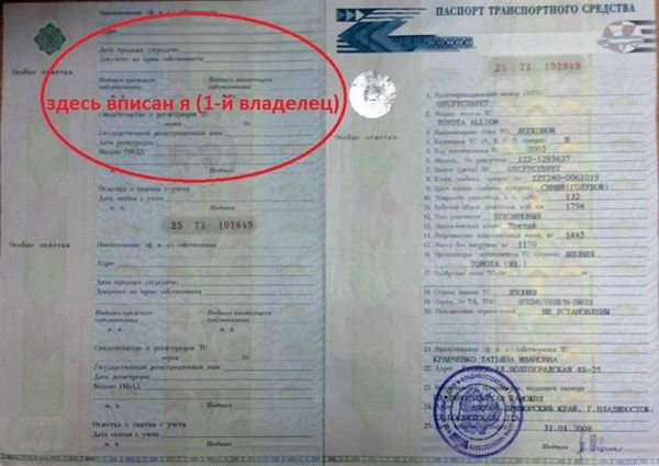 Как выглядит ПТС?