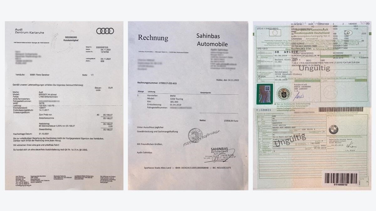 Документальное подтверждение расходов в агентских договорах на автомобили из Германии
