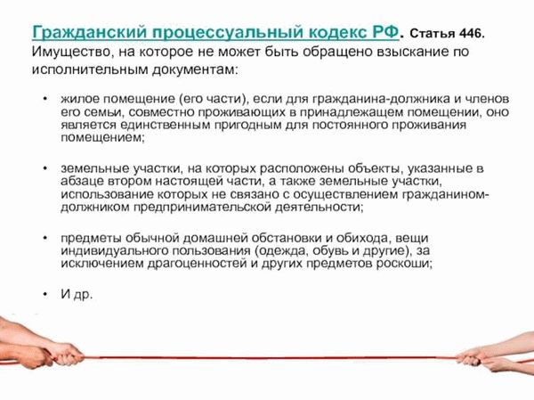 Порядок обращения взыскания