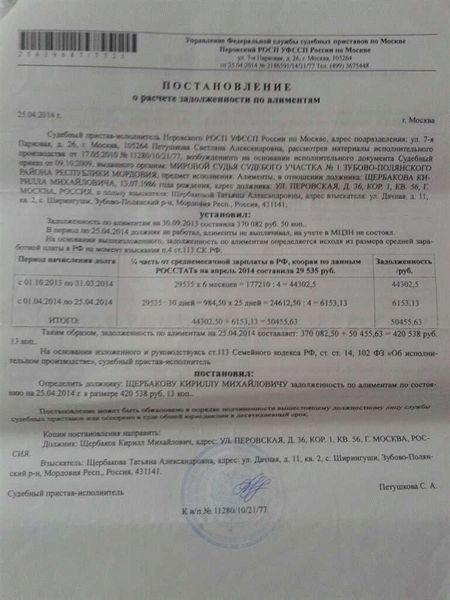 Норма добровольного исполнения исполнительного документа