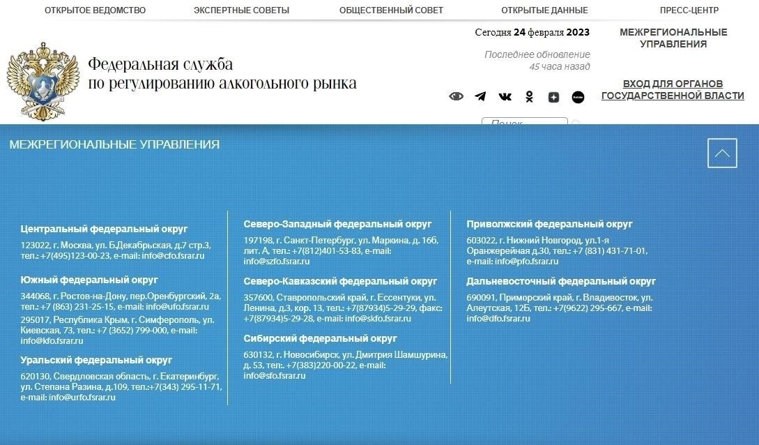 Механизмы управления несколькими лицензиями на продажу алкоголя