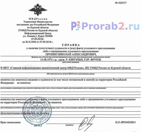 Кто имеет доступ к информации о судимости?