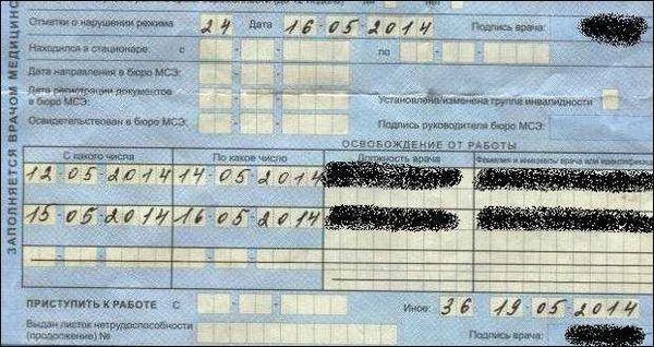 Ответственность за нарушение режима больничного листа