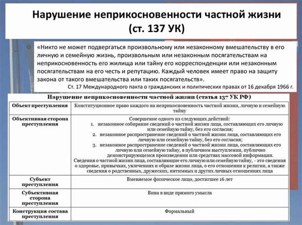 Адвокат по ст. 137 УК РФ