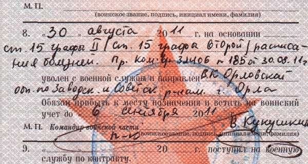 Какие данные из военного билета нужны для оформления прав?
