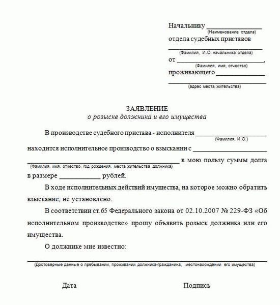 Что такое и зачем нужен розыск в исполнительном производстве
