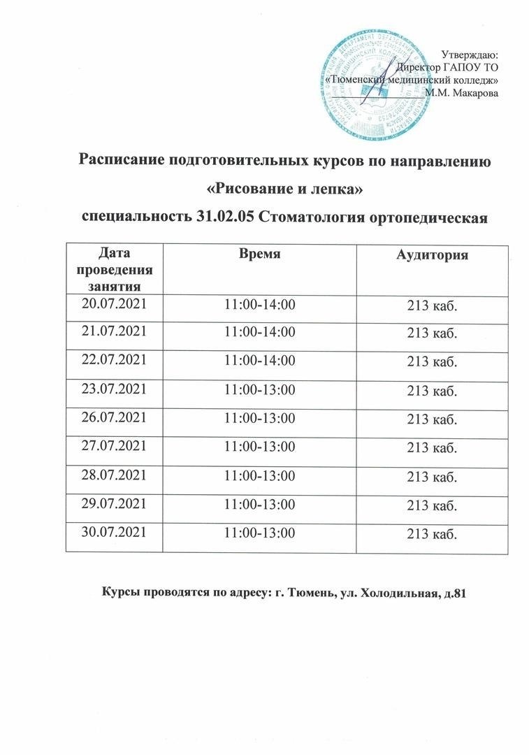 Основные даты плановых проверок в Тюмени
