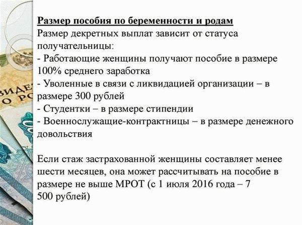 Как определить размер пособия по безработице после декрета