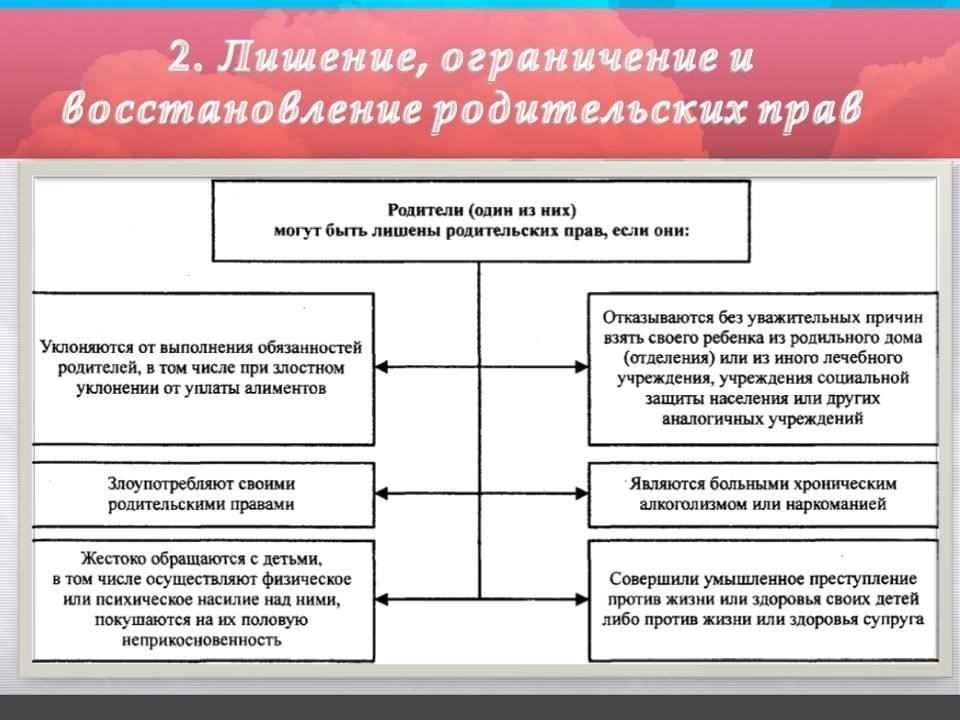 Правовая поддержка матерей в случаях лишения ребенка родительских прав