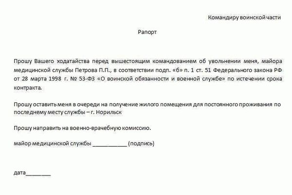 Процедура подачи запроса