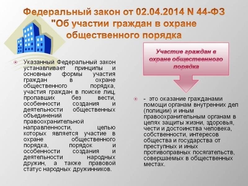 Роль в охране общественного порядка