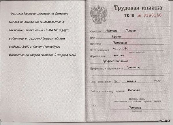 Порядок замены паспорта после развода