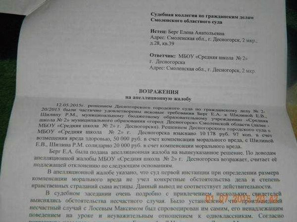 В какие сроки подавать отзыв на иск