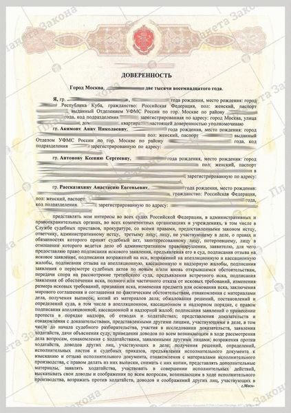 Последствия неправильной выдачи доверенности ИП